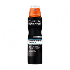 Antiperspirant deodorant L'Oreal Men Expert 48H spray Carbonic protection, men's, 150 ml