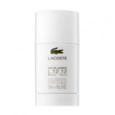 Dezodorant-stik the perfumed Lacoste Eau De Lacoste L.12.12 Blanc of men's, 75 ml