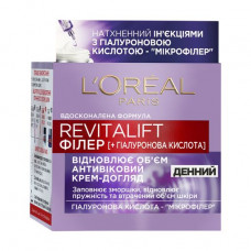 Day cream for the person L'Oreal Paris Revitalift Filler, Anti-aging Care, 40+, 50 ml
