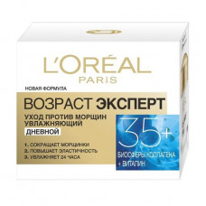 Day cream for the person L'Oreal Paris Age the expert, against wrinkles, moistening, 35+, 50 ml