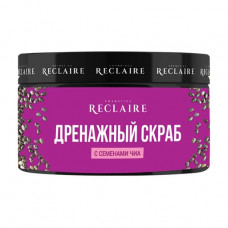 Drainage anti-cellulite body scrub of Reclaire with seeds of a chia, 200 ml
