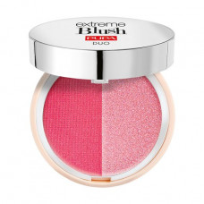 Double compact Pupa Extreme Blush Duo 140 Radiant Flamingo Glow Creamy blush, 4 g