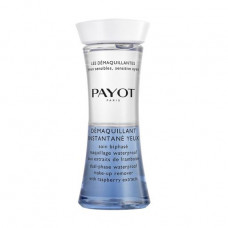 Two-phase means for removal of a waterproof make-up of Payot Les Demaquillantes Demaquillant Instantane Yeux with extract of raspberry, 125 ml