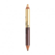 Two-color pencil - the eye shadow Aden Jumbo Twin Pearl Eyeshadow Gold-Brown, 4.11 g