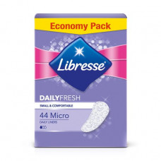 Sanitary panty pads Libresse Daily Fresh Micro, 44 pieces