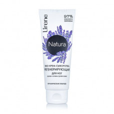 Eco cream-serum the Organic lavender regenerating Lirene Natura Eco for legs, for dry and very dry skin, 75 ml