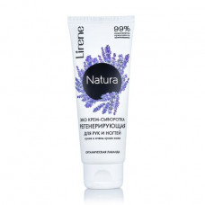 Eco cream-serum the Organic lavender regenerating Lirene Natura Eco for hands and nails, for dry and very dry skin, 75 ml
