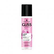 The Gliss Liquid Silk express conditioner Liquid silk, with a complex of liquid keratins, for fragile, deprived of a hair shine, 200 ml