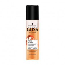 The dry and injured hair Gliss Total Repair express conditioner, 200 ml