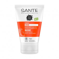 Express mask for all family for food and moistening of hair of Sante Family 3 Min Moisturizing Mask of Mungo and an aloe, 100 ml