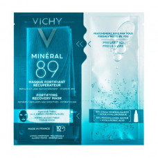 Express mask on a fabric basis for the person Vichy Mineral 89 Fortifying Recovery Mask from microseaweed, 29 ml
