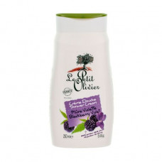 Extra gentle cream for a shower of Le Petit Olivier Blackberry violet, 250 ml