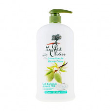 Extra gentle cream for a shower of Le Petit Olivier Almonds milk, 750 ml