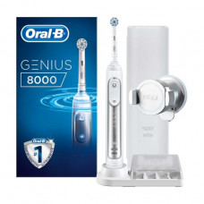 Electric Oral-B Braun Genius 8000 Silver toothbrush, 1 piece
