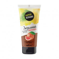 Enzymatic AHA body scrub of Bielita Super Scrubs with grapefruit, 150 ml