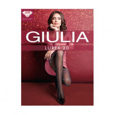 Fantasy women's Guilia Lurex Nero tights, 20 DEN, size 2