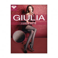 Fantasy women's tights with lurex Giulia Lurex Rete 40 DEN (1), Nero, size 2