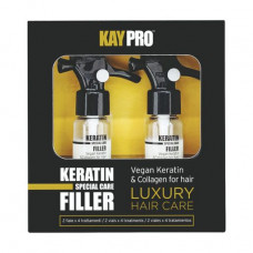 Filler for hair of KayPro Keratin Filler with a keratin and collagen, 2*10 ml