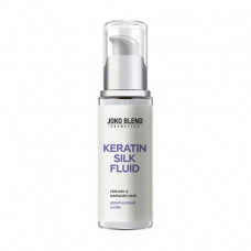 Fluid for hair for the dry and injured hair of Joko Blend Keratin Silk Fluid Keratin silk, 50 ml