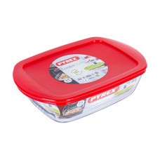 Baking dish of Pyrex Cook and Store with a cover, 23*15*6.5 cm, 1.1 l (215PFRD)