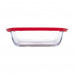 Baking dish of Pyrex Cook and Store with a cover, 23*15*6.5 cm, 1.1 l (215PFRD)