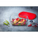 Baking dish of Pyrex Cook and Store with a cover, 23*15*6.5 cm, 1.1 l (215PFRD)