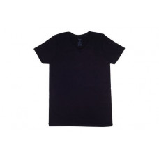 T-shirt men's Doozo V-cut of river of S black m 434