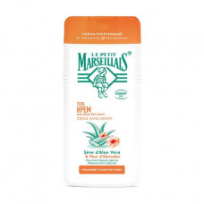 The Le Petit Marseillais Sensitive shower cream gel with aloe juice belief and a flower of an apricot tree, 400 ml