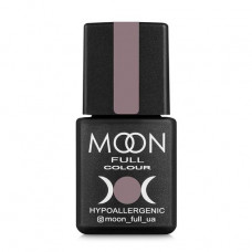 The Moon Full Color Hypoallergenic Gel Polish 323 gel polish silvery-beige with multi-colored glitter, 8 ml