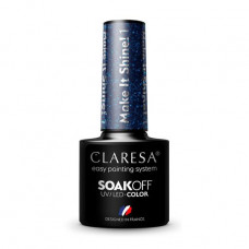 Gel polish for nails of Claresa Easy Painting System Soak Off UV/LED Color Make It Shine! 1, 5 g