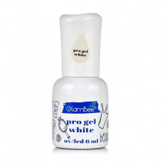 Gel polish for nails of GlamBee Pro Gel White UV/LED 84, 6 ml