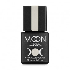 Gel polish for nails of Moon Full Color Hypoallergenic Barbie Color Rubber Base 01 vanilla with a small shimmer, 8 ml
