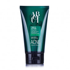 Face Acne Treatment 3 in 1 ABOUT gel-peeling-face pack with extract of the Mexican cactus, 150 ml