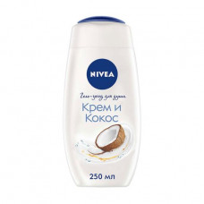 Gel leaving for Nivea shower Cream and a coco with jojoba oil, 250 ml
