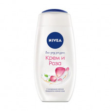Gel leaving for Nivea shower Cream and a rose, with almond oil, 250 ml