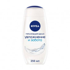 Gel leaving for a shower of Nivea of Uwlazhnenije and care, 250 ml