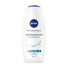 Gel leaving for a shower of Nivea of Uwlazhnenije and care, with oil of almonds, 500 ml