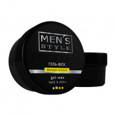 Gel-wax for modeling of hair of PROFIStyle Men's Style Fixing and gloss, for men, 80 ml
