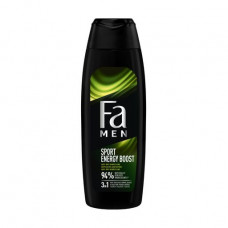 Shower gel 3 in 1 Fa Men Sport Energy Boost with aroma of a guarana and a ginseng, men's, 750 ml