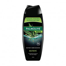 Shower gel 4 in 1 for a body, hair, the person and a beard of Palmolive Men of Balans, with extract of seeds of hemp, 500 ml