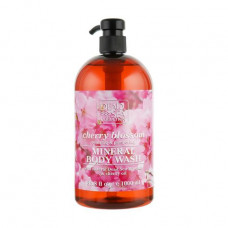 The Dead Sea Collection Cherry Blossom Mineral Body Wash shower gel with aroma of flowers of cherry, 1 l