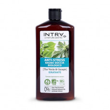 Moisturizing shower gel Intra Organic Refreshing Body Wash Moisturizing Green Tea & Hemp, 400 ml