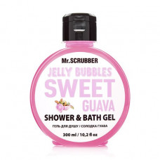 Mr.Scrubber Jelly Bubbles Sweet Guava shower gel all-type skin, 300 ml