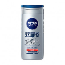 The Nivea Men shower gel Silver protection, with ions of silver and antibacterial effect, men's, 250 ml