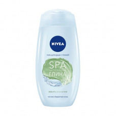 Shower gel with Nivea SPA clay Natural clay, Ginger and a basil, 250 ml