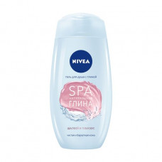 Shower gel with Nivea SPA clay Natural clay, Schalfej and a hibiscus, 250 ml