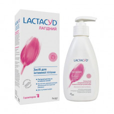 Gel for intimate hygiene of Lactacyd Gentle, with the batcher, 200 ml
