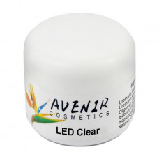 Gel for nail extension of Avenir Cosmetics LED Clear, 30 ml