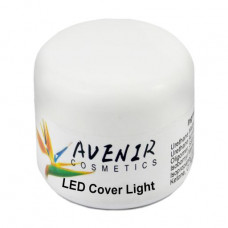 Gel for nail extension of Avenir Cosmetics LED Cover Light, 15 ml