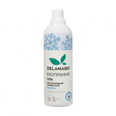 Washing gel of Delamark Ecostirka White+, 20 washings, 1 l